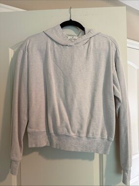 T.La Heather Oatmeal Pullover Hoodie Sweater